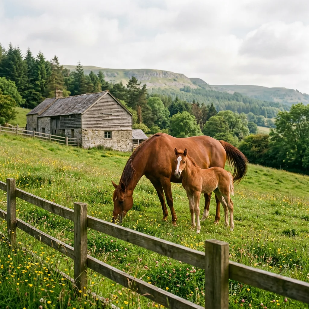 Élevage de chevaux, Les Prés du Giffre, Samoëns